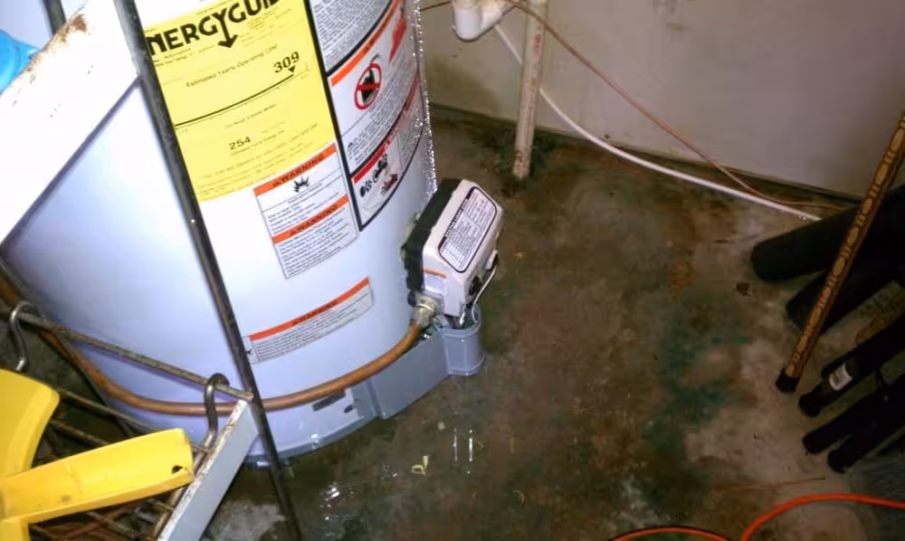 Water heater failure